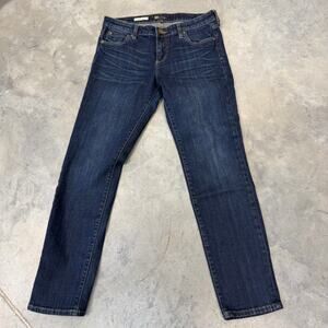 Kut From The Kloth Women’s Catherine Boyfriend Jeans Dark Wash 6